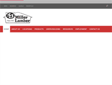 Tablet Screenshot of mlumber.com